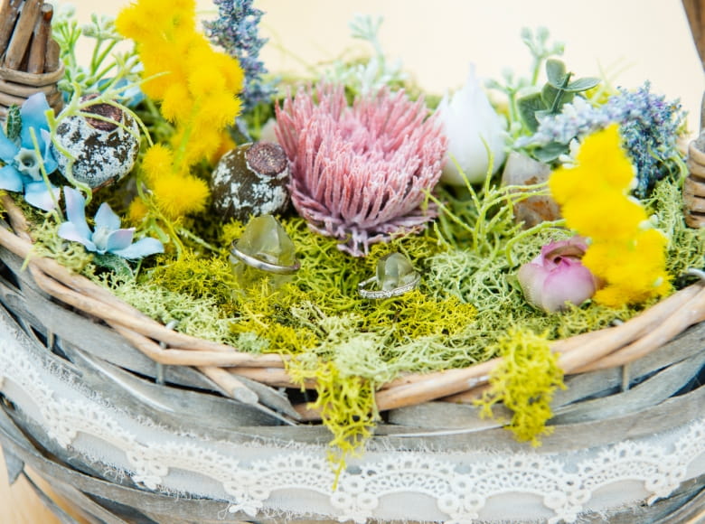 リングピローの写真