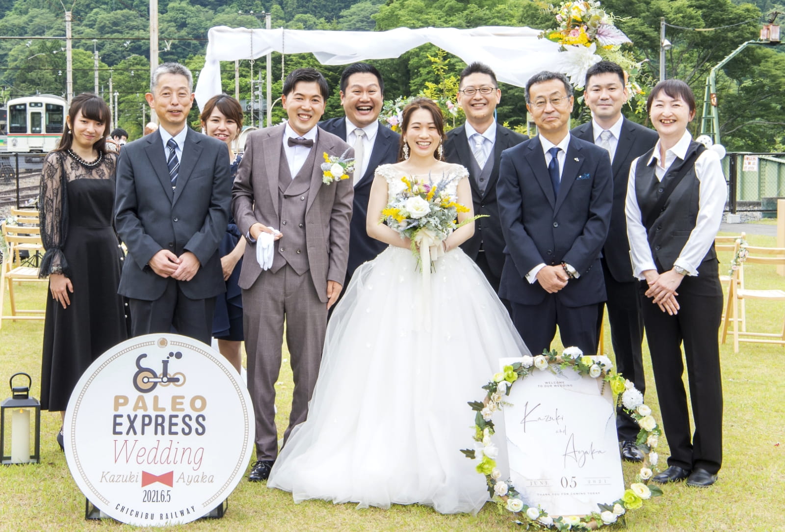 新郎新婦のご家族の写真